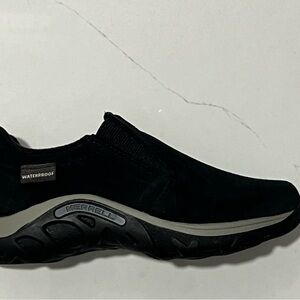 Kids Merrell Black Loafers Slip-Ons Classic Design